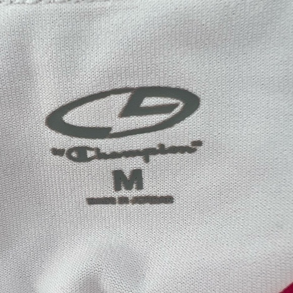 Champion Pink Striped Racerback Dri Fit Tank Top Size Medium Women's - Picture 2 of 5